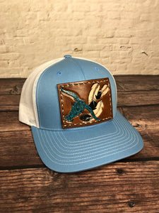 CUSTOM Adult Tooled Leather Snapback