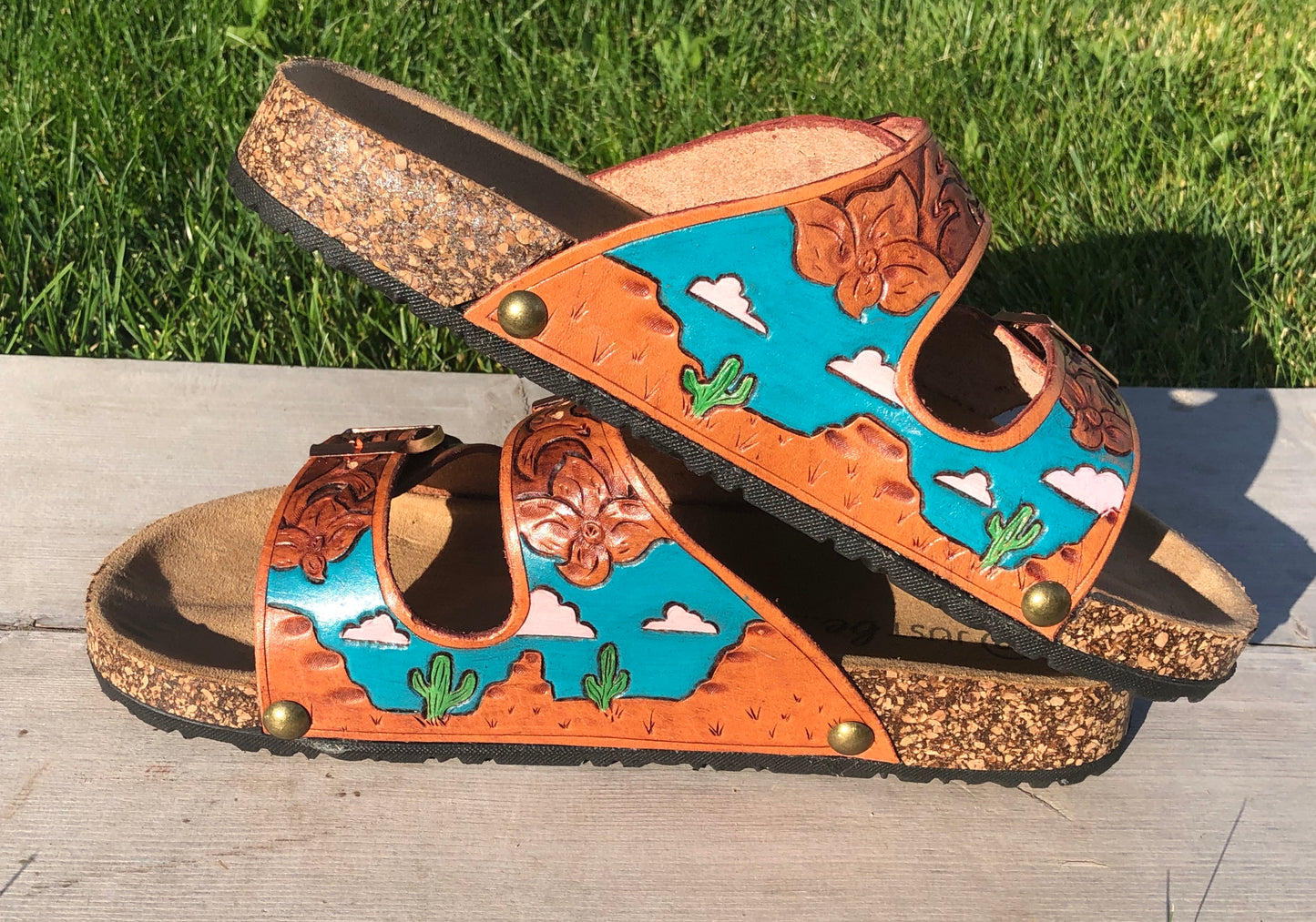 CUSTOM Tooled Sandals